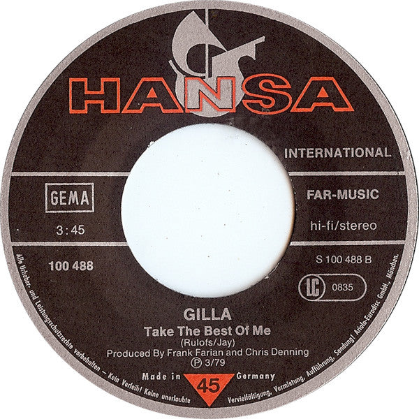 Gilla : We Gotta Get Out Of This Place (7", Single)