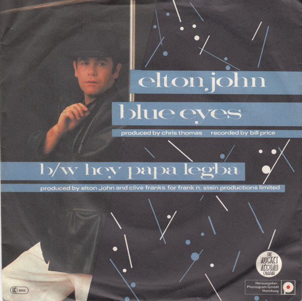 Elton John : Blue Eyes (7", Single)