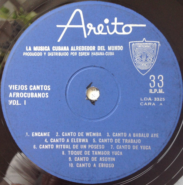 Various : Viejos Cantos Afrocubanos Vol. I (LP, Comp)