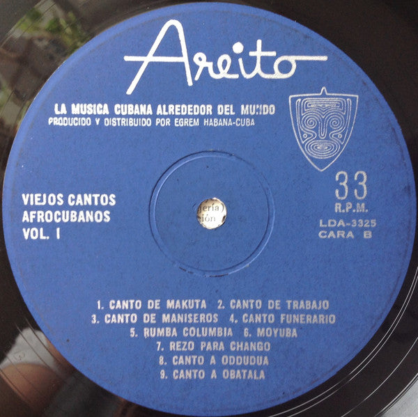 Various : Viejos Cantos Afrocubanos Vol. I (LP, Comp)