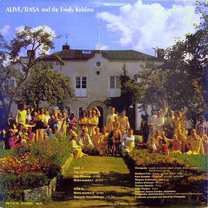 Rasa (4) And The Family Krishna : Alive! (LP, Album)