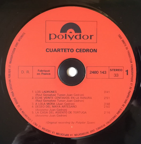 Cuarteto Cedron : De Argentina (LP, Album, RE)