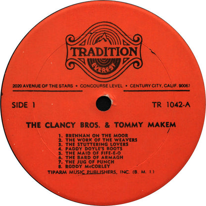 The Clancy Brothers & Tommy Makem : The Clancy Bros. & Tommy Makem (LP, Album)