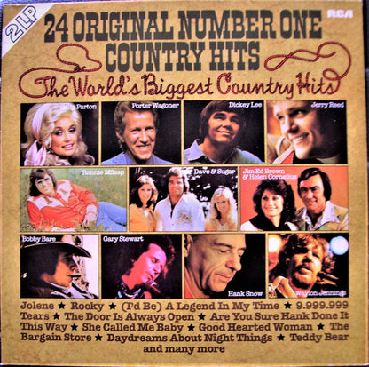 Various : 24 Original Number One Country Hits (2xLP, Comp)