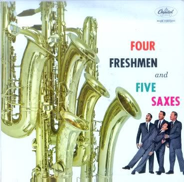 The Four Freshmen : Four Freshmen And Five Saxes (LP, Album, Mono)