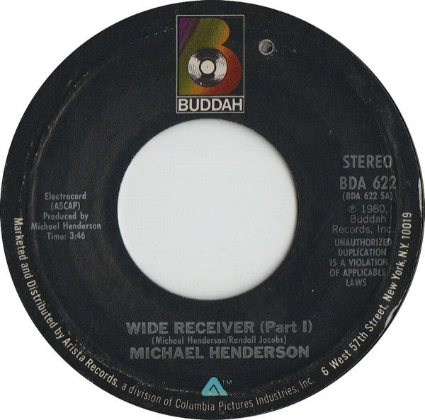 Michael Henderson : Wide Receiver (7", Single, Styrene)