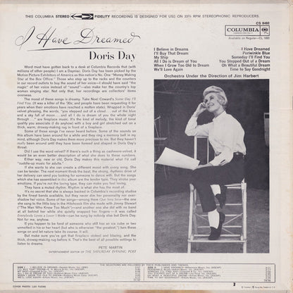 Doris Day : I Have Dreamed (LP, Album)