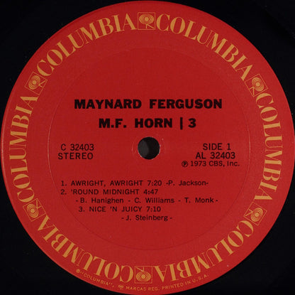 Maynard Ferguson : M.F.Horn | 3 (LP, Album, Pit)