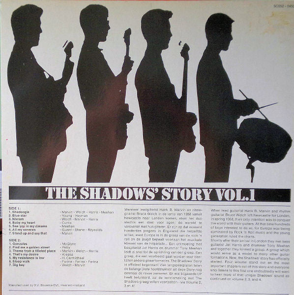 The Shadows : The Shadows Story Vol.1 (LP, Album, RE)