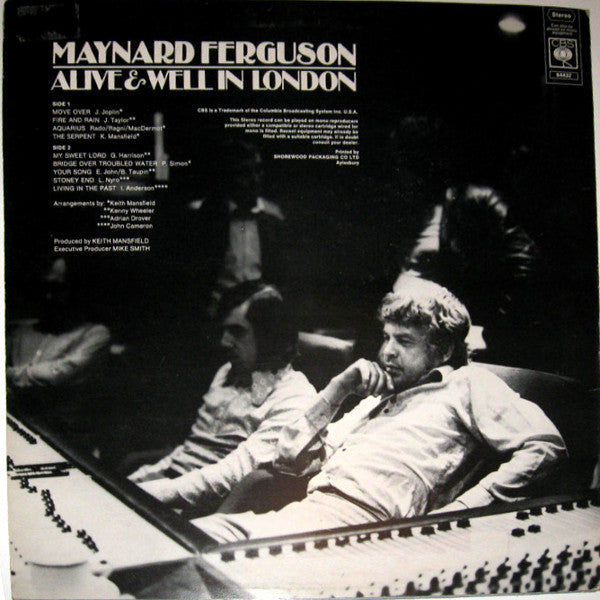 Maynard Ferguson : Alive & Well In London (LP, Album)