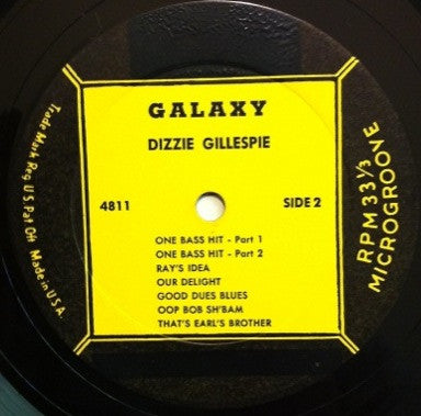 Dizzy Gillespie And His Orchestra : Dizzy Gillespie And His Original Orchestra (LP, Album)