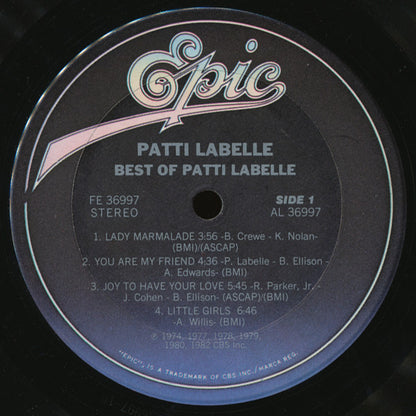 Patti LaBelle : Best Of Patti LaBelle (LP, Comp)