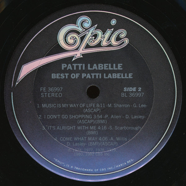 Patti LaBelle : Best Of Patti LaBelle (LP, Comp)