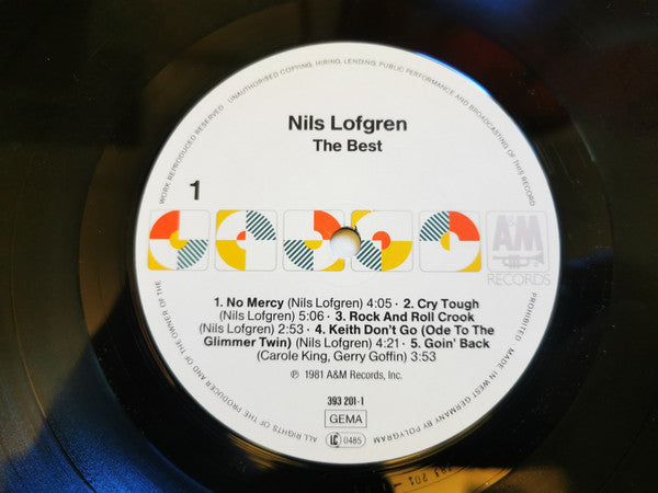 Nils Lofgren : The Best (LP, Comp, RE)