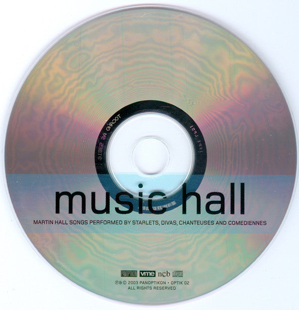 Martin Hall : Martin Hall Songs Performed By Starlets, Divas, Chanteuses And Comediennes (CD, Album)