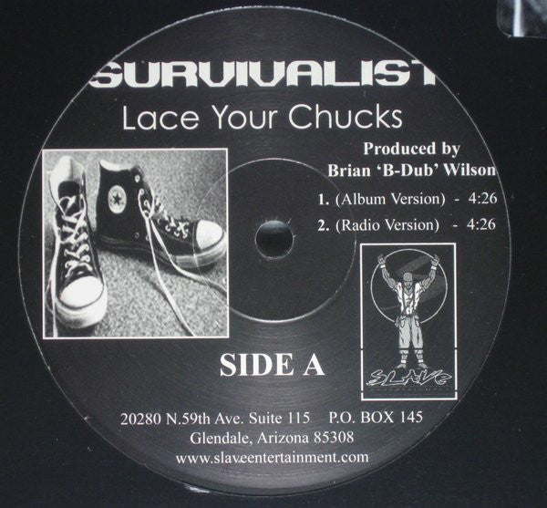 Survivalist (2) : Lace Your Chucks (12", Single)