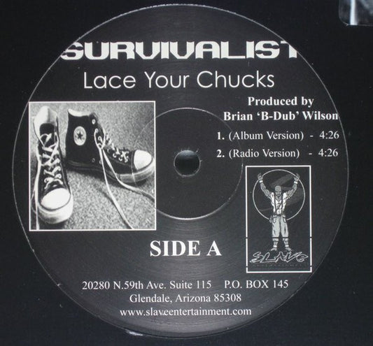 Survivalist (2) : Lace Your Chucks (12", Single)