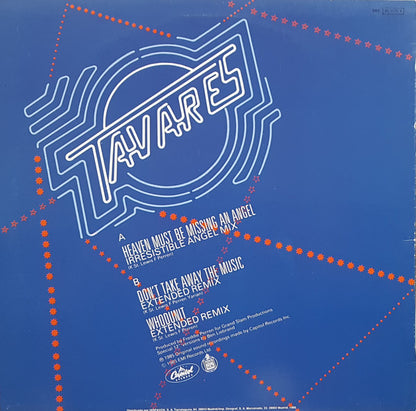 Tavares : Heaven Must Be Missing An Angel (Irresistible Angel Mix) (12")