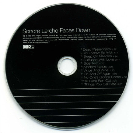 Sondre Lerche : Faces Down (CD, Album)