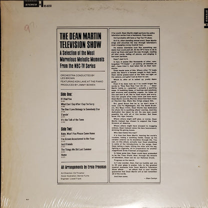 Dean Martin : The Dean Martin Television Show (LP)