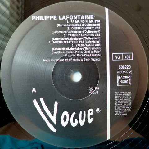 Philippe Lafontaine : Fa Ma No Ni Ma (LP, Album)