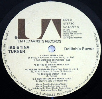 Ike & Tina Turner : Delilah's Power (LP, Comp)