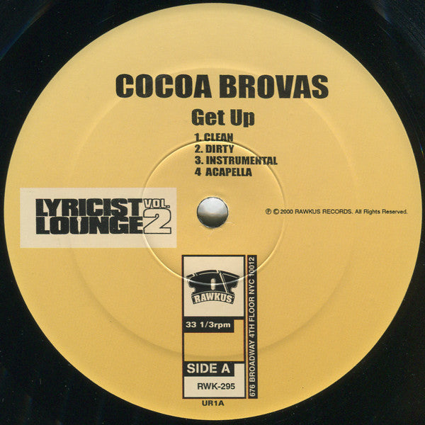 Cocoa Brovaz / Royce Da 5'9" : Get Up / Let's Grow (12")