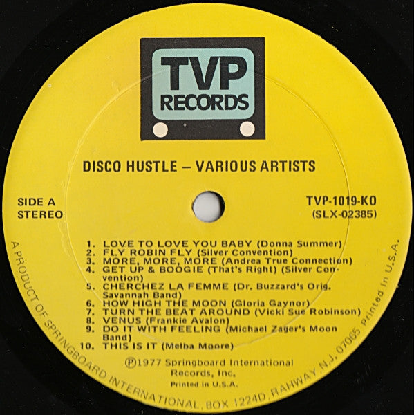 Various : Disco Hustle - 20 Hits (LP, Comp)