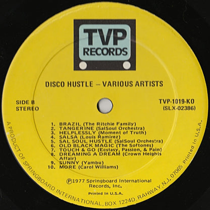 Various : Disco Hustle - 20 Hits (LP, Comp)