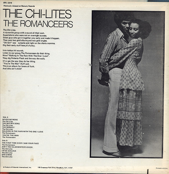 The Chi-Lites / The Romanceers : The Chi-Lites / The Romanceers (LP, Album)