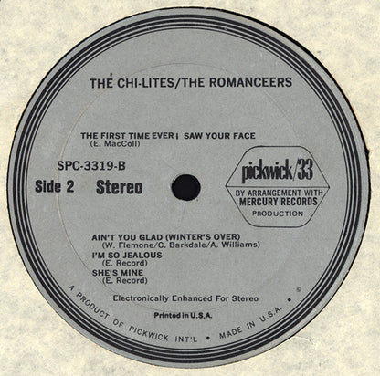 The Chi-Lites / The Romanceers : The Chi-Lites / The Romanceers (LP, Album)