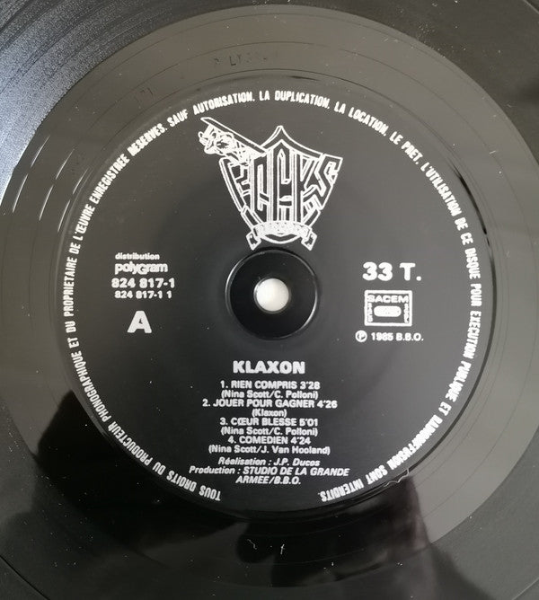 Klaxon : Klaxon (LP, Album)