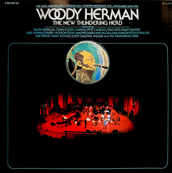 Woody Herman & The New Thundering Herd : The 40th Anniversary, Carnegie Hall Concert (2xLP, Album)