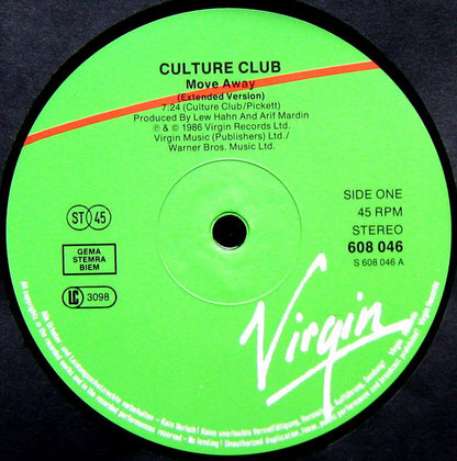 Culture Club : Move Away (Extended) (12")