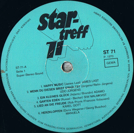 Various : Star-Treff 71 (LP, Comp, Tel)