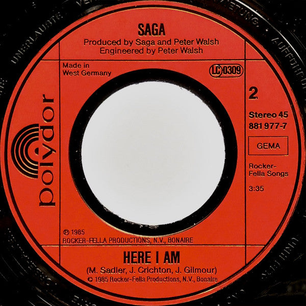 Saga (3) : What Do I Know? (7", Single)