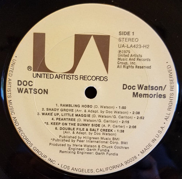 Doc Watson : Memories (2xLP, Album)