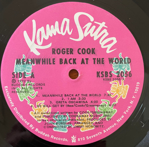 Roger Cook : Meanwhile Back At The World (LP, Album, ARP)