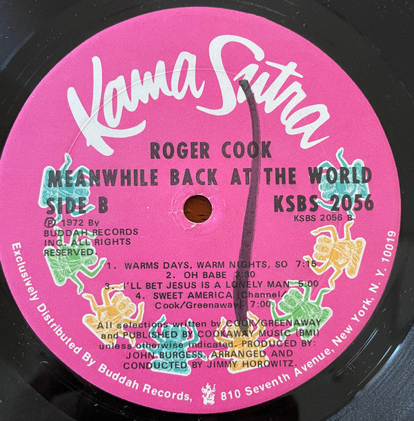 Roger Cook : Meanwhile Back At The World (LP, Album, ARP)