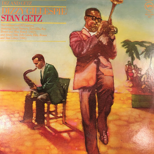 Dizzy Gillespie / Stan Getz : Diz And Getz (2xLP, Album, Comp, Mono, RE)