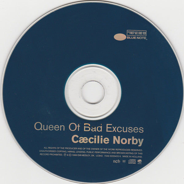 Cæcilie Norby : Queen Of Bad Excuses (CD, Album)