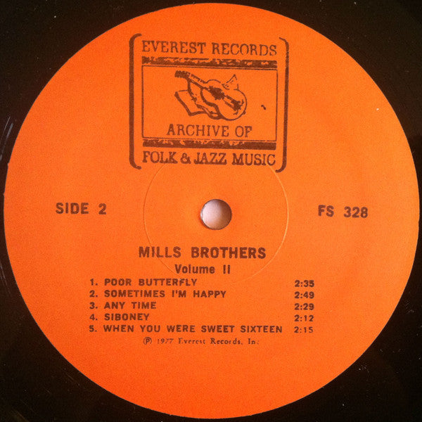 The Mills Brothers : Mills Brothers Volume II (LP, Comp)