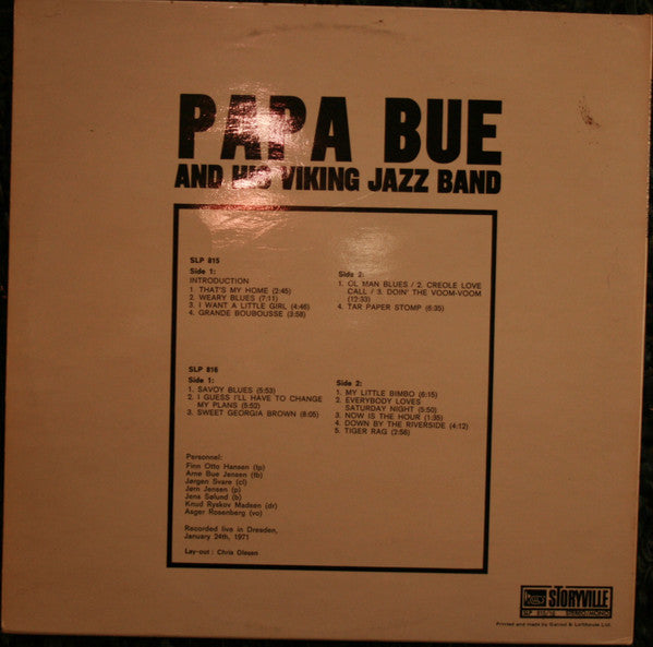 Papa Bue's Viking Jazz Band : Live In Dresden (2xLP)