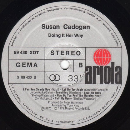 Susan Cadogan : Doing It Her Way (LP, Album)