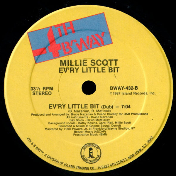 Millie Scott : Ev'ry Little Bit (12")