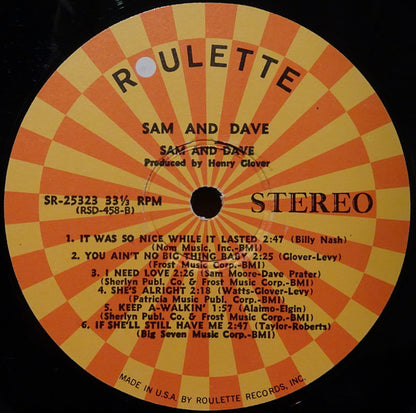 Sam & Dave : Sam & Dave (LP, Comp)