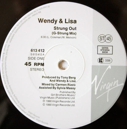 Wendy & Lisa : Strung Out (12", Single)