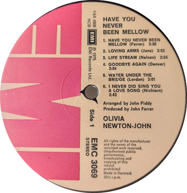 Olivia Newton-John : Have You Never Been Mellow (LP, Album)