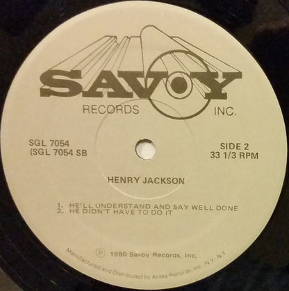 Rev. James Cleveland Presents Henry Jackson (3) : A Portrait Of Henry Jackson (2xLP, Album)