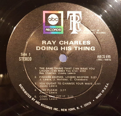 Ray Charles : Doing His Thing (LP, Album)